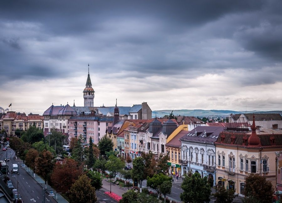 Cityscape of Sibiu Romania