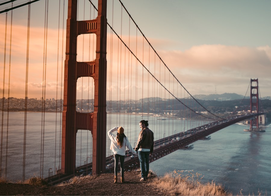 Couple in San Francisco, Where to Celebrate Your Anniversary