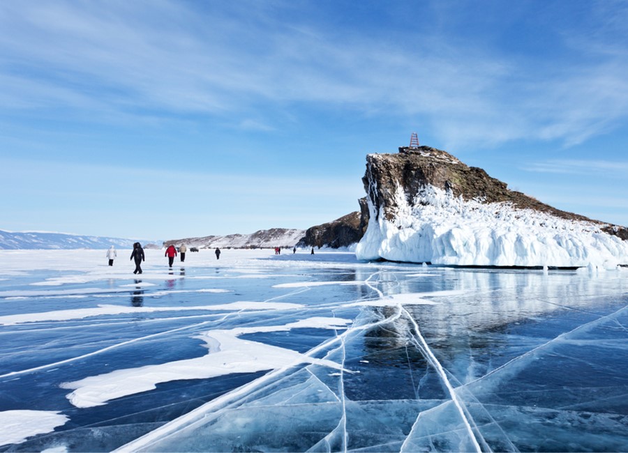 People on Lake Baikal, Russia, The Most Beautiful Lakes in the World